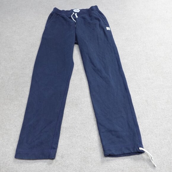 Reigning Champ Mens Pants Small Blue Sweatpants Drawstring Jogger Cuff - Picture 1 of 10